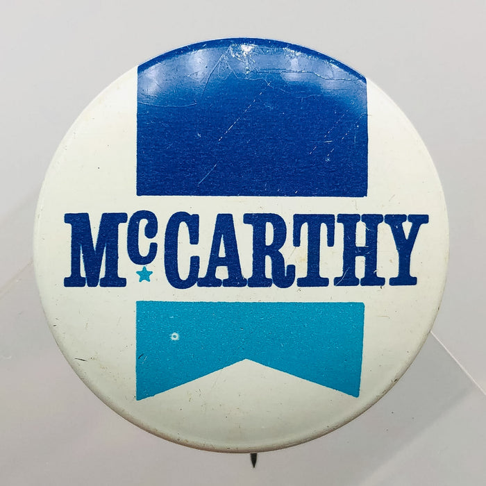 McCarthy Button 1.31" Vintage Political Campaign US Senator Eugene E. Horn 10