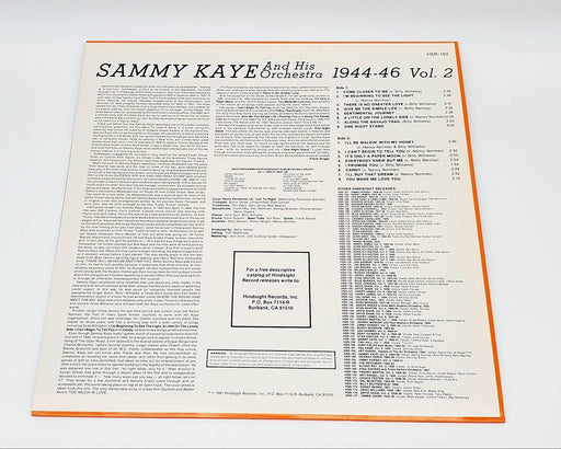 Sammy Kaye & His Orchestra The Uncollected Vol 2, 1944-46 LP Record Hindsight 2