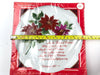 Christmas Floral Design Collector's Plate by Chara Porcelain 8.5" SEALED 5