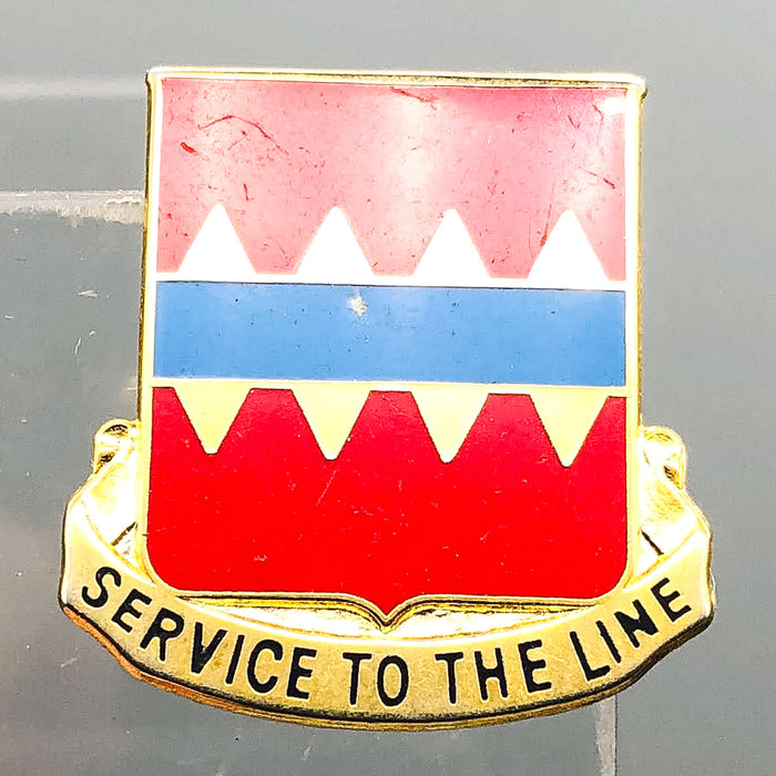 725th Support Battalion Pin Pinback Service To The Line US Army V-21 Vanguard 1