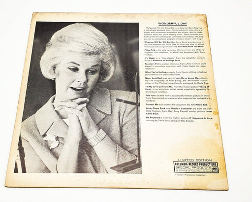 Doris Day Wonderful Day 33 RPM LP Record Columbia 1961 XTV-82021 2