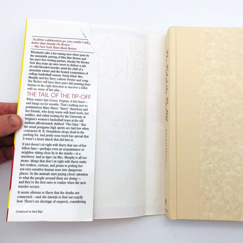 The Tail Of The Tip-Off Hardcover Rita Mae Brown 2003 Women Postal Employee Cats 6