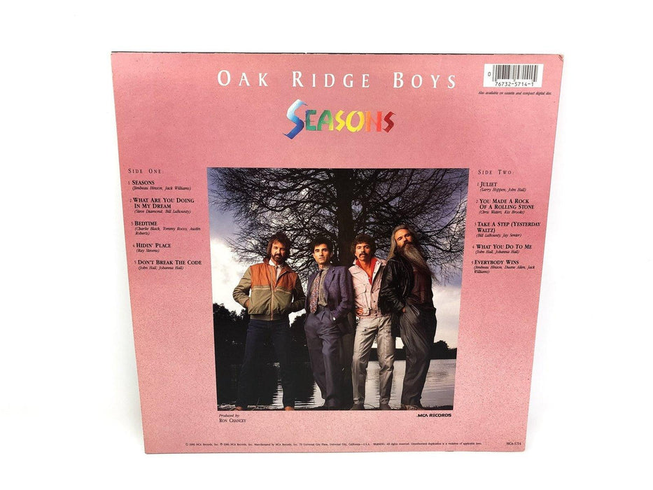 Oak Ridge Boys Seasons Record LP MCA-5714 "What You Do to Me" 1986 3