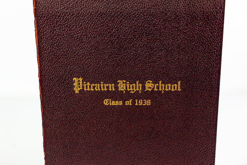 Vintage 1938 High School Diploma - Pitrairn High School