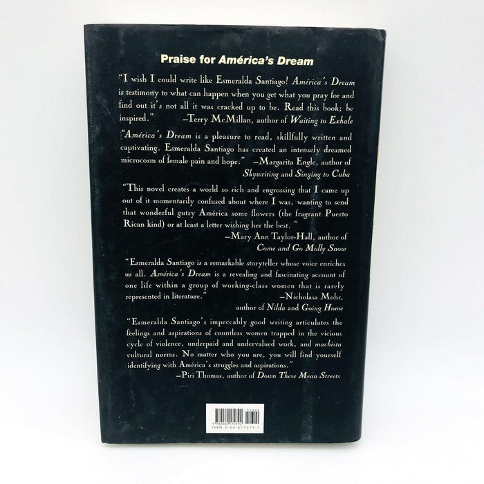 Americas Dream Hardcover Esmeralda Santiago 1996 Puerto Rican New York Nanny 2