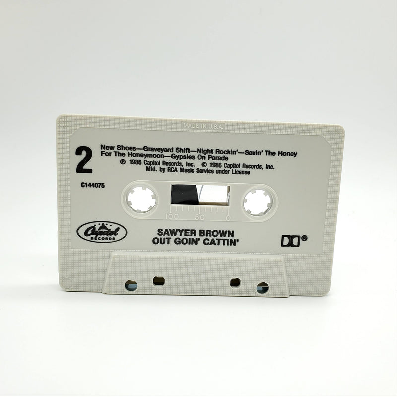 Out Goin' Cattin' Sawyer Brown Cassette Album Capitol Records 1986 6