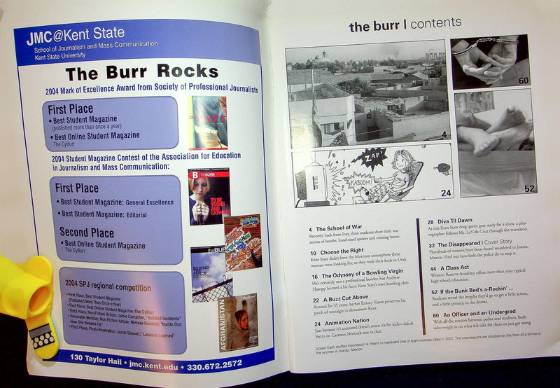 The Burr Magazine Fall 2004 Adult Swim Cartoon Ms La Vida Cruz Drag Queen KSU