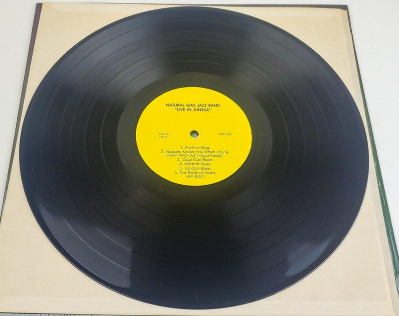 Natural Gas Jazz Band Vol. IV Live In Juneau 33 RPM LP Record In Shrink 5