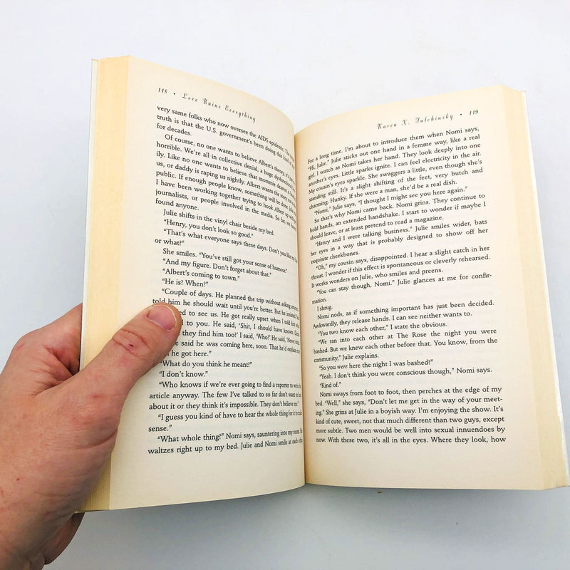 Karen X Tulchinsky Book Love Ruins Everything Paperback 1998 Lesbian Life 8