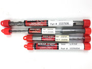 4pk Hammer Drill Bits 1/4", 3/16", 3/8", 5/32" SDS Plus Carbide Tipped Concrete 2