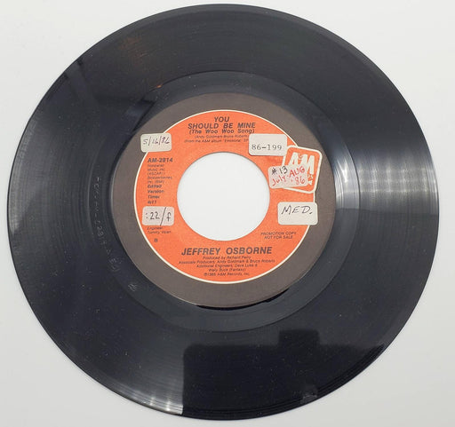 Jeffrey Osborne You Should Be Mine 45 RPM Single Record A&M 1986 AM-2814 1