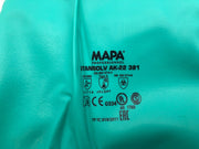 12 Pair Chemical Resistant Work Gloves 14" XL Mapa Stansolv AK-22 381 Nitrile 4