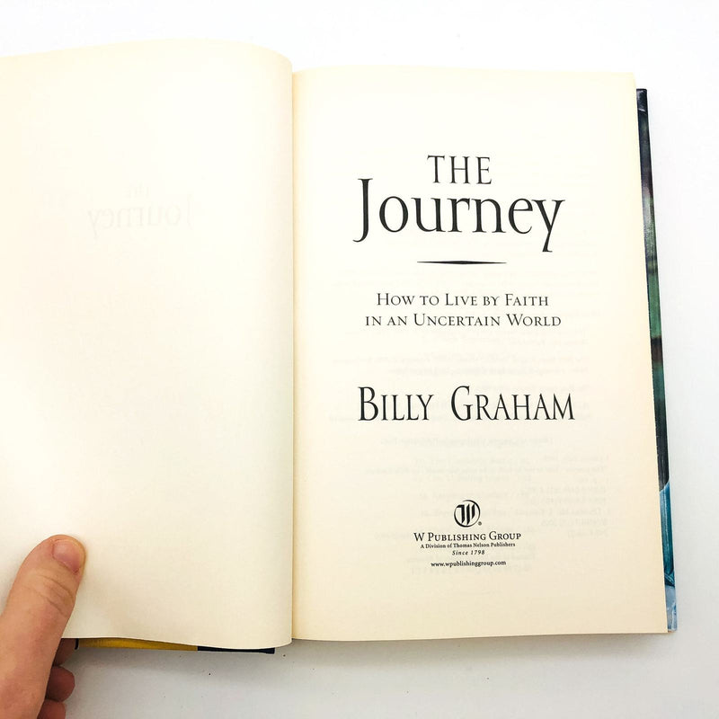 The Journey Hardcover Billy Graham 2006 Christianity Living Secular World 1st Ed 7