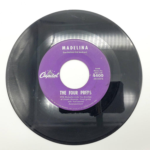 The Four Preps Madelina 45 RPM Single Record Capitol Records 1960 4400 1