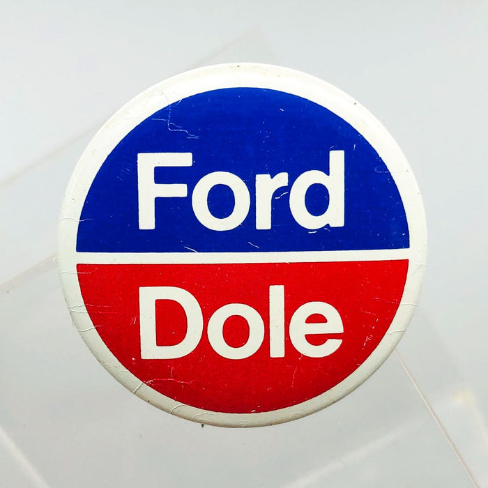 Ford Dole Button Pin 1.25" Gerald Bob Political Campaign President Committee 10