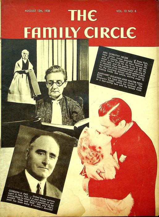 The Family Circle Magazine August 12 1938 Vol 13 No 6 Walter Pidgeon 1