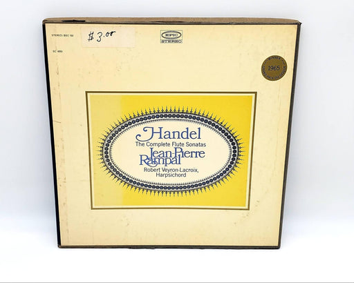 Jean-Pierre Rampal Handel The Complete Flute Sonatas Double LP Record Epic 1965 1