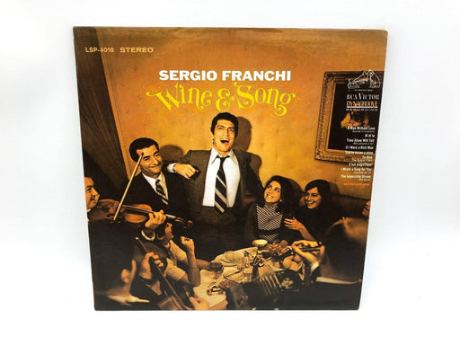 Sergio Franchi Wine & Song Record 33 RPM LP LSP-4018 RCA 1968 2