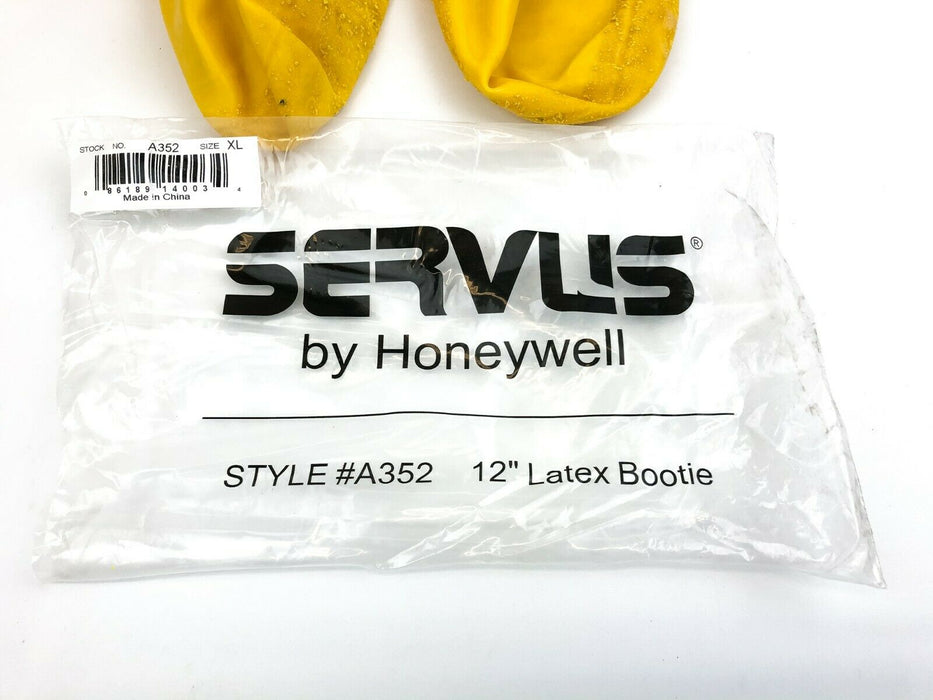 Servus A352 12" Rubber Booties Disposable Over Boot Shoe Cover For Shoe SZ XL 12-13 4