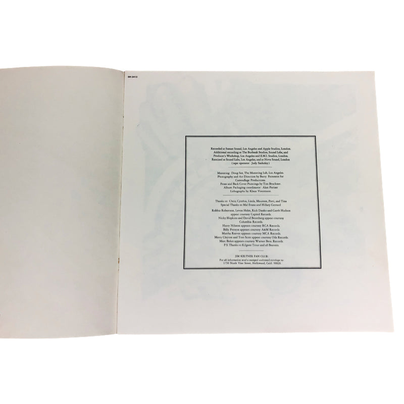 Ringo Star Lyric Booklet Paper Insert to Ringo LP 1973 SWAL 3413 MINT 20 Pages