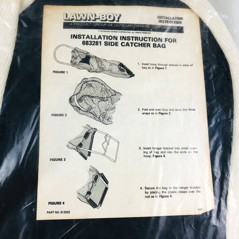 Lawn-Boy 683281 Grass Catcher Bag Replacement Side Bagging Push Mower New OEM 2