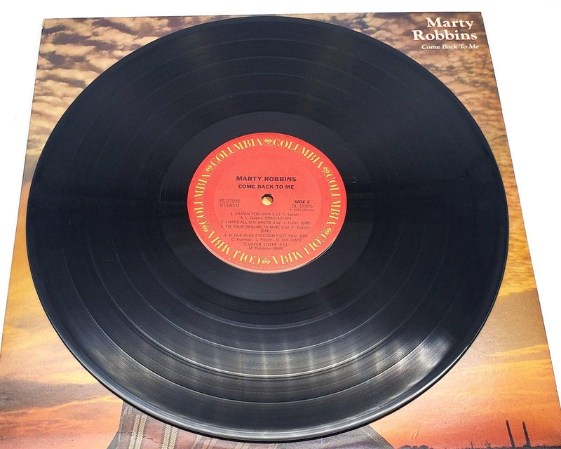 Marty Robbins Come Back To Me 33 RPM LP Record Columbia 1982 FC 37995 6