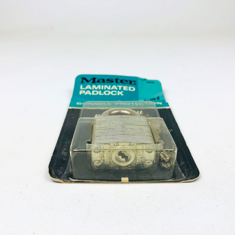 Vintage No 105-D Master Lock Padlock 3/4" Shackle New Old Stock NOS Multi Spring