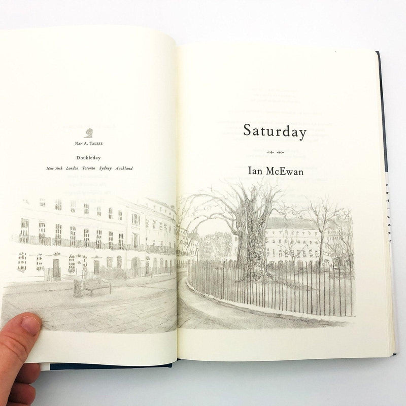 Saturday Hardcover Ian McEwan 2005 Middle Aged Men Iraq War Protest Road Rage 7