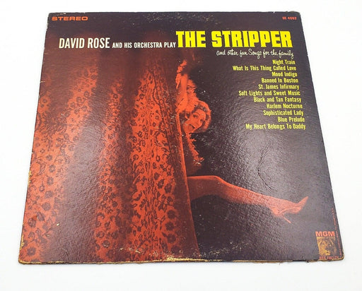 David Rose And His Orchestra The Stripper 33 RPM LP Record MGM Records 1962 1