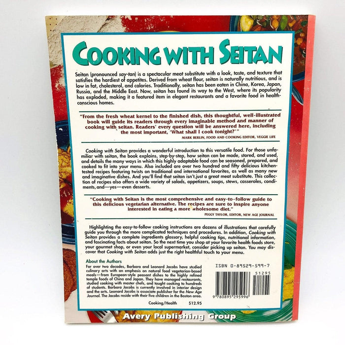 Cooking With Seitan Paperback Barbara Jacobs 1994 Vegetarian Cooking Wheat Meat 2