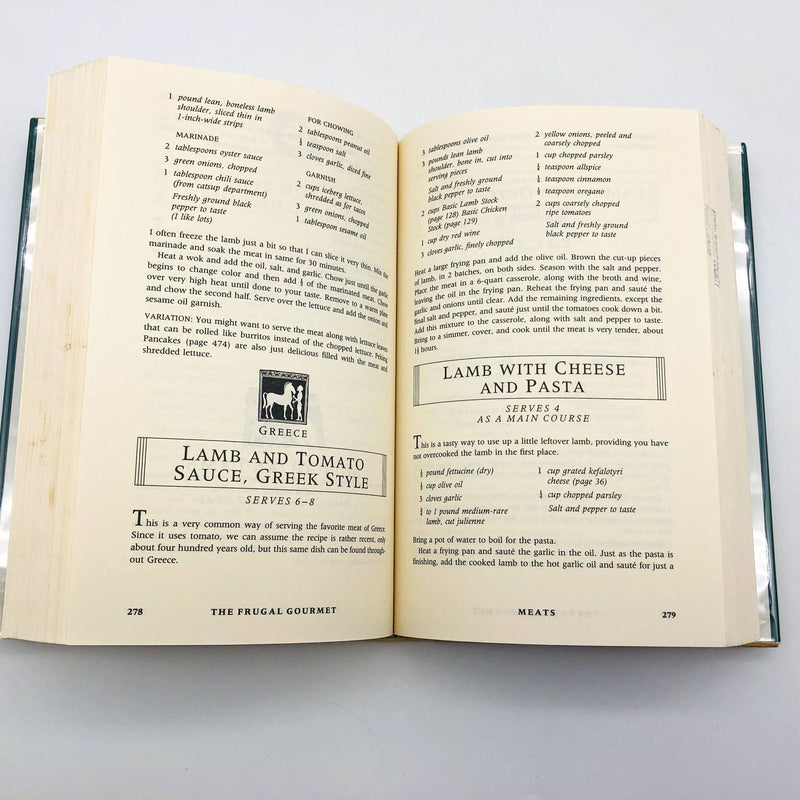 The Frugal Gourmet Cooks Three Ancient Cuisines Hardcover Jeff Smith 1989 1st Ed 9