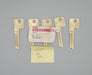 5x Yale LN117 Key Blanks SMK Keyway Nickel Silver Scovill Security 7 Pin NOS 4