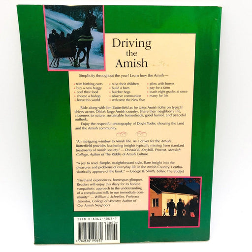 Driving The Amish Paperback Jim Butterfield 1997 Holmes Pennsylvania Dutch 2