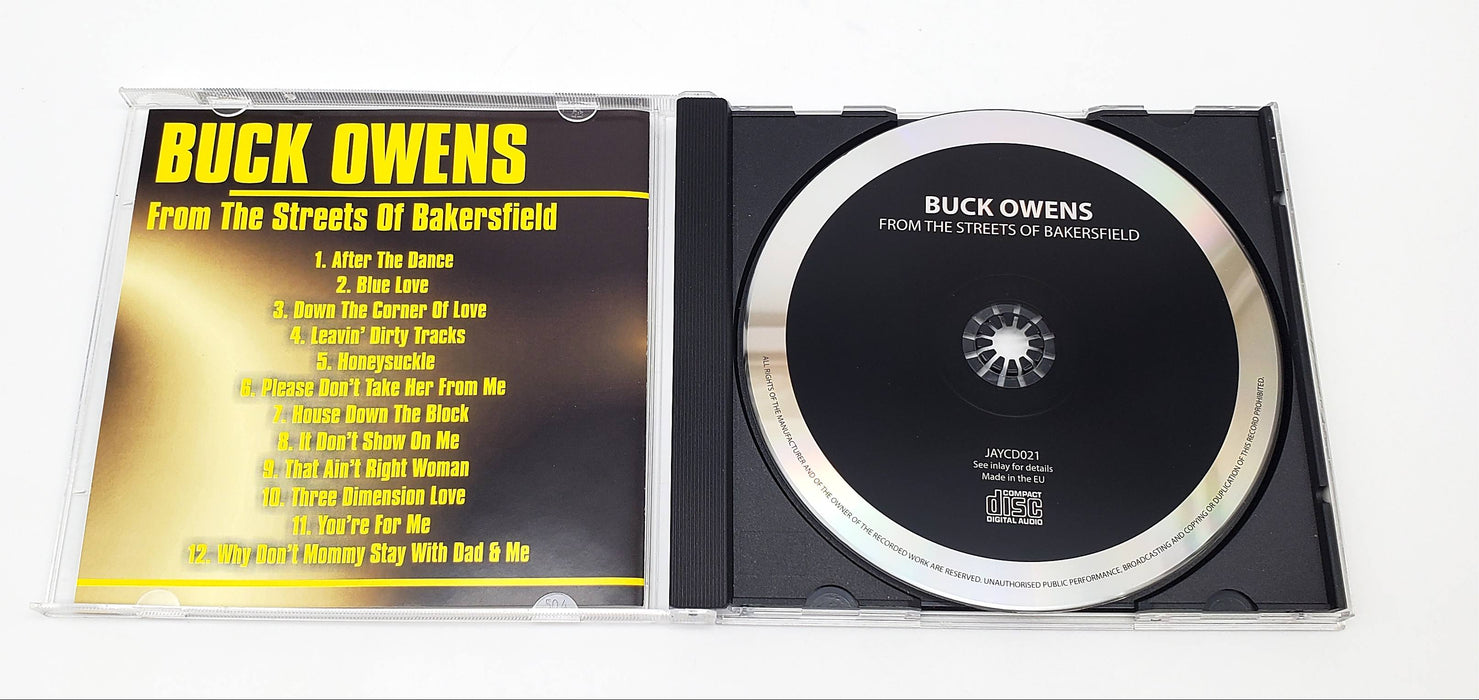 Buck Ownes From The Streets Of Bakersfield Album CD Fourmatt 2002 5