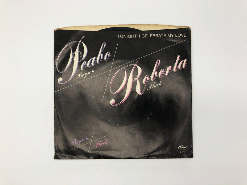 Peabo Bryson Tonight, I Celebrate My Love Record 45 Single B-5242 Capitol 1983 2