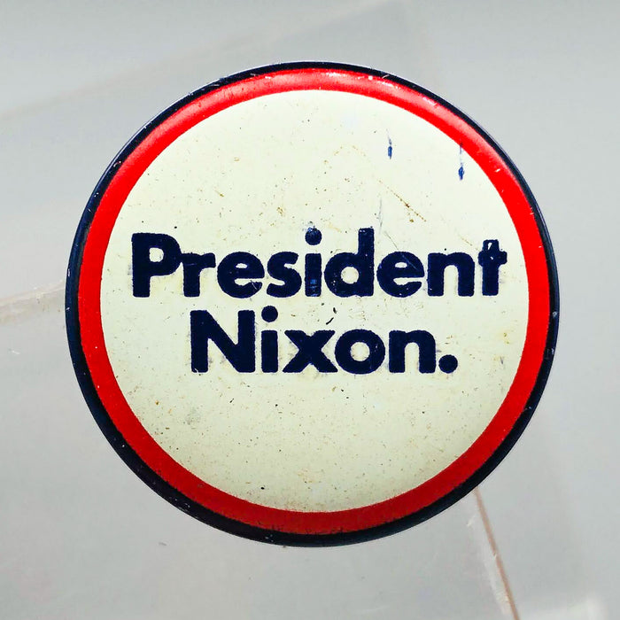 President Nixon Button 1" Pin Presidential Political Campaign Red White Blue 6