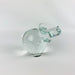 Vintage Hippo Paperweight Silverbrook Animal Glass Lead Crystal Clear - 3.25" 5