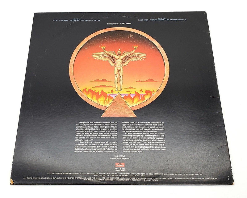 Isaac Hayes And Once Again 33 RPM LP Record Polydor 1980 PD-1-6269 2