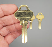 5x Schlage Everest 35-007 C245 Key Blanks Nickel Silver 6 Pin NOS 2