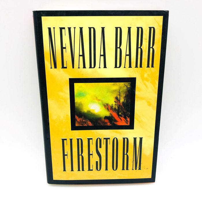 Firestorm Hardcover Nevada Barr 1996 Wildfires Murder Mystery Death 1st Edition 1