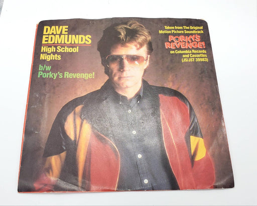 Dave Edmunds High School Nights 45 RPM Single Record Columbia 1985 38-04762 1
