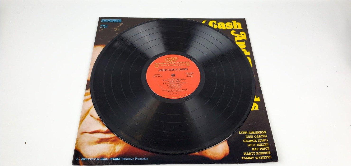 Johnny Cash Johnny Cash And Friends Record 33 RPM LP C 10777 Columbia 1972 3