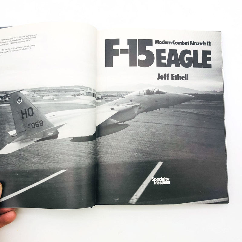 Modern Combat Aircraft 12 F-15 Eagle Hardcover Jeff Ethell 1981 1st Edition USAF 8