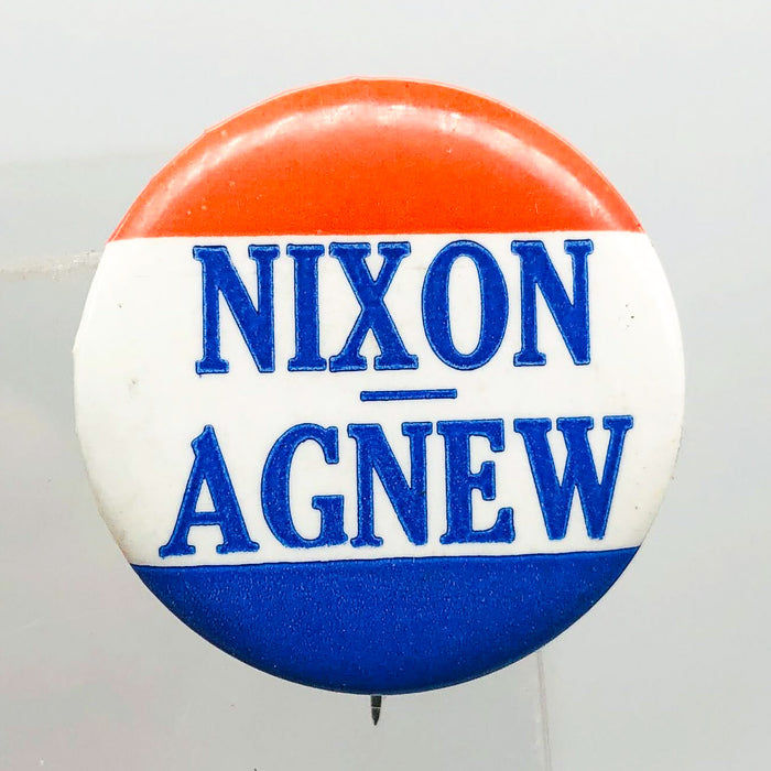 Richard Nixon Spiro Agnew Political Button 1" Pinback Presidential Campaign 1