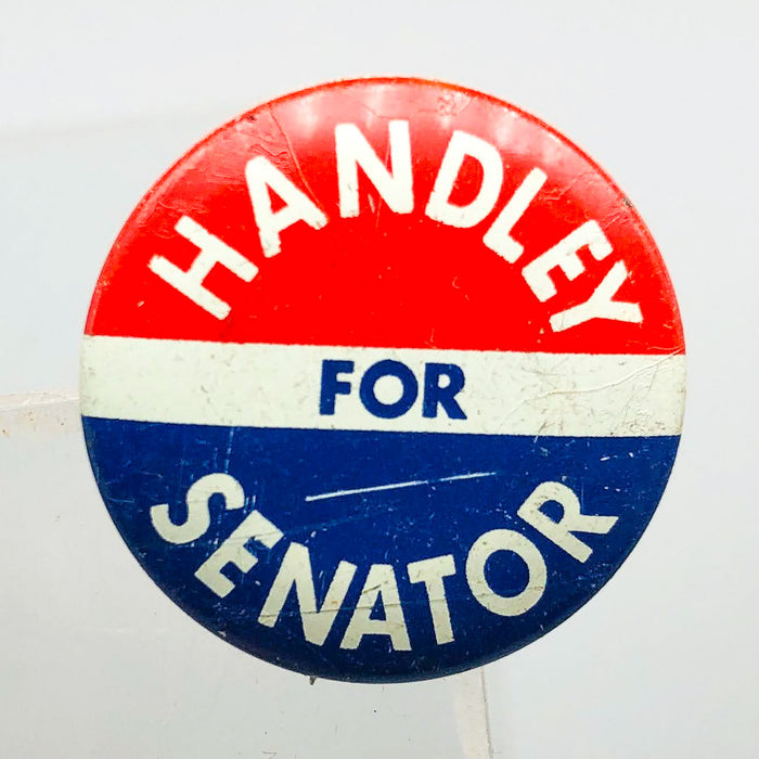 Harold Handley For Senator Button Pin .75" Indiana Political Campaign Union 15