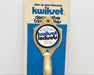 Vintage Kwikset Escutcheon Lockset Satin Brass Oxidized Relieved w/ Handle NOS 2