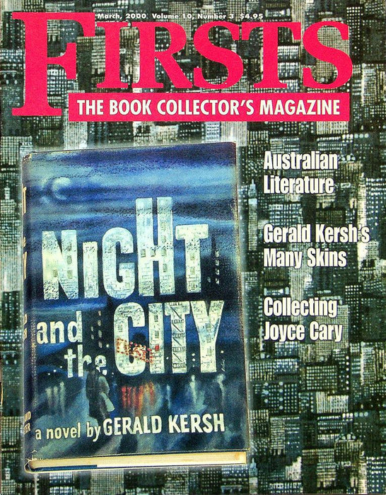 Firsts Magazine March 2000 Vol 10 No 3 Joyce Cary Gerald Kersh 1