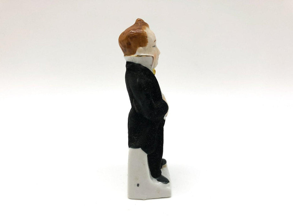 Vintage Chase Ceramic Figurine Mr. Dick Made in Japan Velvet Suit Tuxedo 5" 3