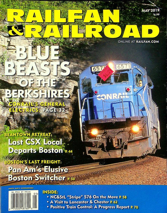 Railfan & Railroad Magazine May 2019 Vol 38 No 5 Last CSX Local Departs