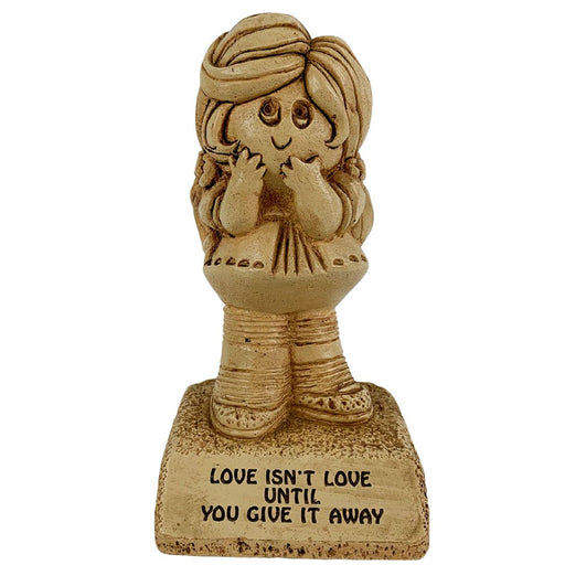 Paula Figurine Love Isn't Love Until You Give it Away 1979 W:569 5" 1